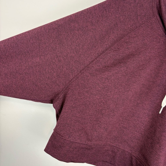 Vuori Halo Crop Funnel Neck Pullover Cerise Size L Maroon - Picture 5 of 7
